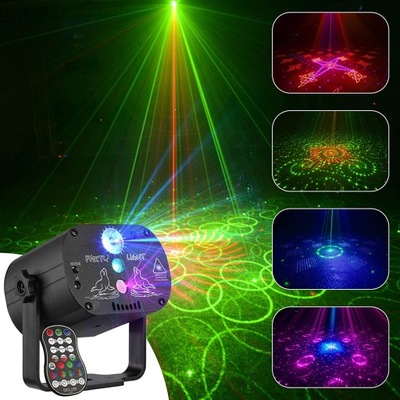 ŚWIATŁO IMPREZOWE OŚWIETLENIE DISCO LASER KULA DJ PARTY LIGHT