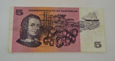 Australia - banknot - 5 Dolarów