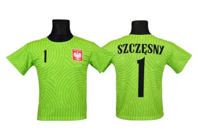 SZCZĘSNY koszulka sportowa POLSKA zielona roz. 158