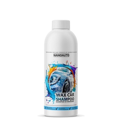 NANOAUTO WAX CAR SHAMPOO szampon samochodowy z woskiem 500ml