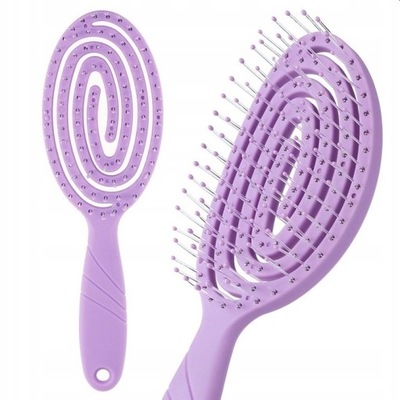Szczotka Do Rozczesywania Włosów Lawendowa