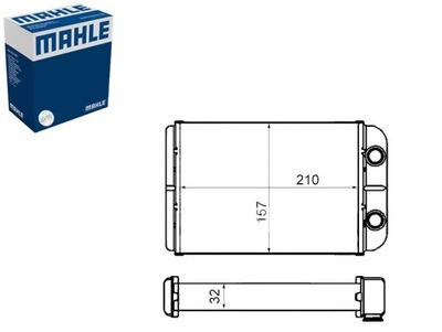 CALENTADOR FIAT BRAVO II STILO 1.2-2.4 10.01-12.14 MAHLE  