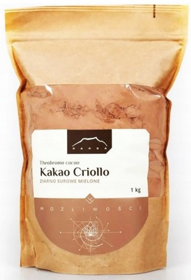 Nanga Kakao CRIOLLO mielone SUROWE RAW 1kg