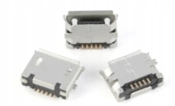 Gniazdo micro usb montażowe PCB SMD mod6