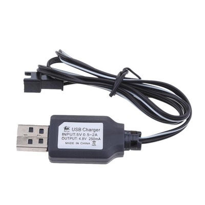 USB to 4.8V 250mA 2Pin NI MH NI CD Battery 50cm