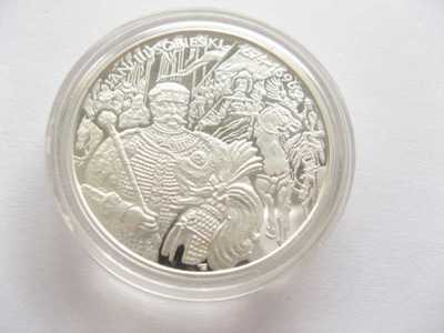 Moneta 10 zł Jan III Sobieski popiersie 2001