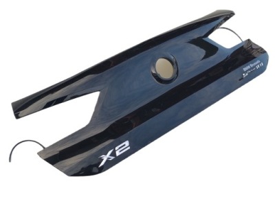 Накладка задня кришки кришка багажника bmw x2 f39 7428466 black saphire емблема фото №1