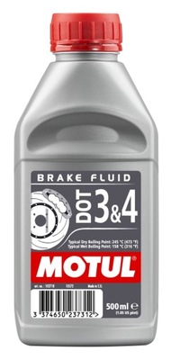 MOTUL SKYSTIS STABDŽIŲ DOT3 IR DOT4 0,5L (SYNTETYCZNY) 