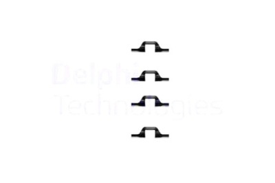 Delphi lx0260 набор аксессуары, тормозные колодки тормозные фото №1