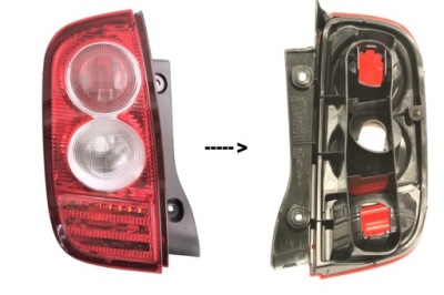 Лампа стоп задня ліва nissan micra k12 2003-2010 фото №1