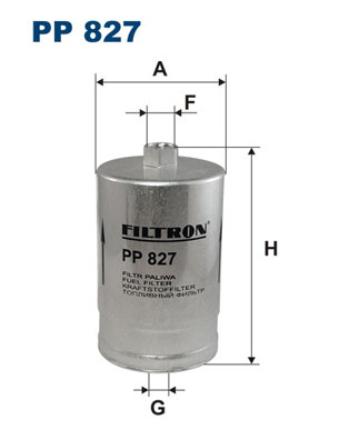 FILTRO COMBUSTIBLES FILTRON PP827  