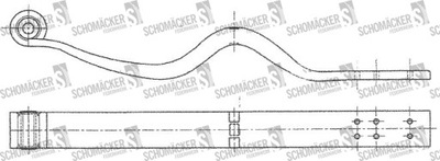 Ресора kompletny 26611900-s schomacker фото №1
