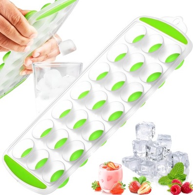 FORMA FOREMKA DO LODU KOSTEK LÓD SILIKONOWA FOREMKI SILIKONOWE NA 21 KOSTKI