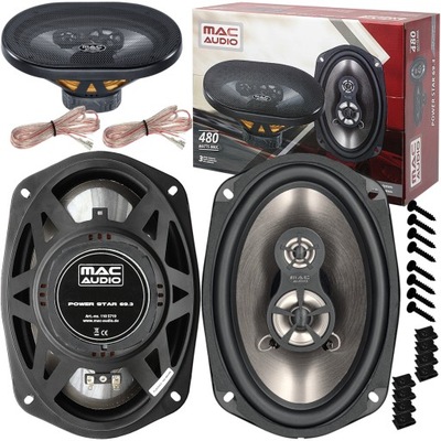 POWERFUL CAR SPEAKERS MAC AUDIO 480W 6X9"