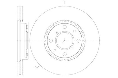 ДИСКИ ТОРМОЗНЫЕ ТОРМОЗНЫЕ REMSA 5531162J00 25089 ADK84321 9