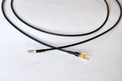 Kabel masowy gramofon DUAL widełki konektor 150
