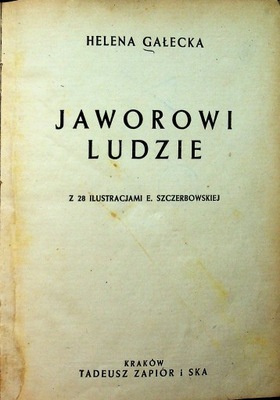 Jaworowi ludzie 1940 r