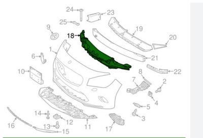 Захист передній бампера mercedes-benz фото №1