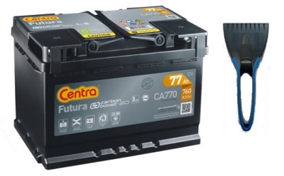 BATERÍA CA770 CENTRA 77AH 760A FUTURA  