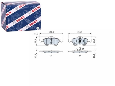 Тормозные колодки тормозные перед ford maverick ford usa escape mazda tribute фото №1