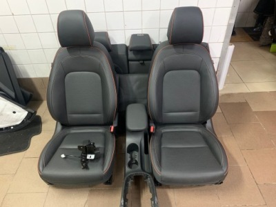 Hyundai kona сиденья обшивки кожа вентилируемая krell фото №1