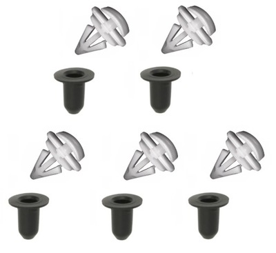 5x кліпса кріплення молдинг поріг seat alhambra фото №1