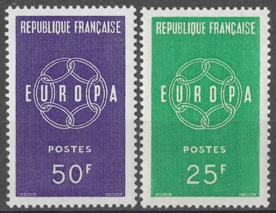 Francja - różne** (1959) SW 1255-1256