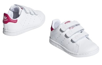 BUTY ADIDAS STAN SMITH BZ0523 dziecięce NA RZEP 25