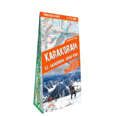 Karakorum (Karakoram); laminowana mapa trekkingowa 1:175 000