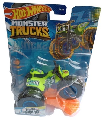 FYJ44 auto MONSTER TRUCKS HOT WHEELS TRI TO CRUSH