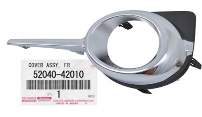 Левая рамка решётка противотуманная фара toyota rav4 iii 2010-2012 оригинальный номер 52040-42010 фото №1