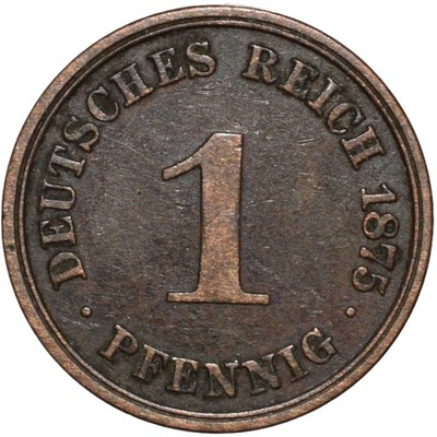 1 Pfennig 1875 J