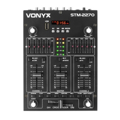 Mikser DJ Vonyx STM2270 SD USB MP3 BT