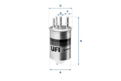 UFI FILTRAS DEGALŲ JAGUAR XF 09-15 