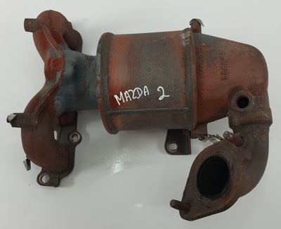 Каталізатор колектор випускний mazda 2 dy 1.4 16v фото №1