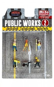 American Diorama Public Works Figure Set #2 1:64