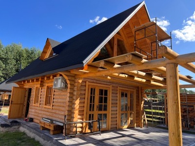 DOM Z BALI DREWNIANYCH - DOMEK Z BALI LETNISKOWY/CAŁOROCZNY NA ZGŁOSZENIE