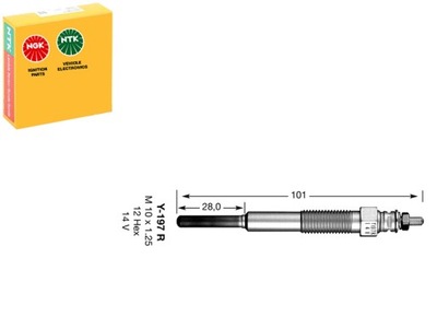 NGK ŽVAKĖ KAITINIMO 100231107 GV895 895MJ GLP136 