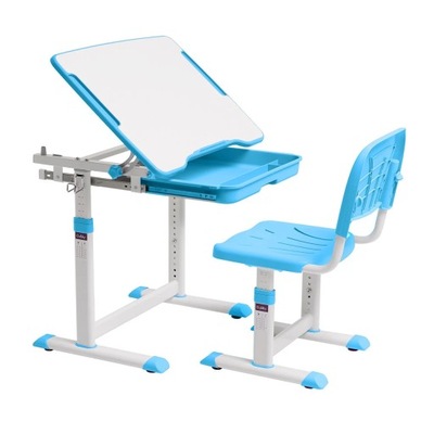Cubby Sorpresa Blue - Regulowane biurko z krzesłem