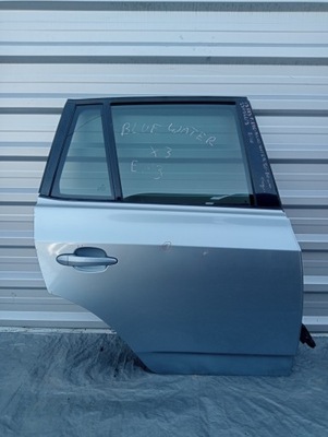 Двері правий задня bmw x3 e83 896 blue water фото №1