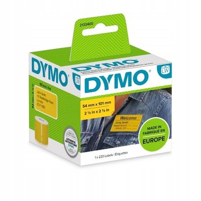 Etykiety DYMO LW żółta 54x101mm 2133400 99014