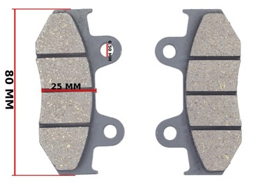 ZAPATAS FRENOS PARTE TRASERA SUZUKI AN 250 400 BURGMAN FM  