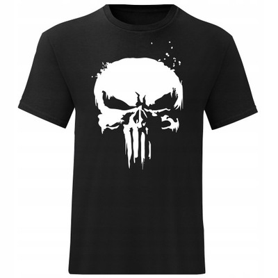 KOSZULKA T-shirt MĘSKA PUNISHER PUNISZER r. L