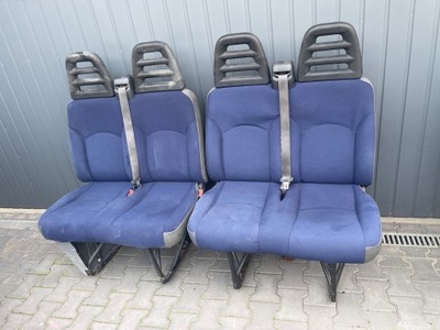 Сидіння заднє сидіння iveco daily 2x місцева 99-14r. фото №1