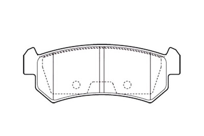 VALEO КОЛОДКИ ТОРМОЗНЫЕ DAEWOO LACETTI 04- ЗАД