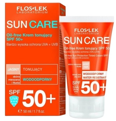 Floslek Sun Care Krem ochronny tonujący SPF 50 Ce