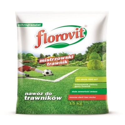 Florovit do trawników z mchem 15kg Świetny efekt!