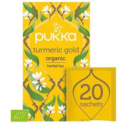 Pukka TURMERIC GOLD Herbata Organiczna KURKUMA BIO