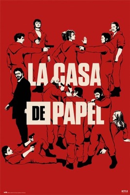 Dom z Papieru La Casa De Papel - plakat 61x91,5 cm