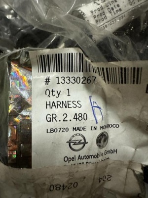 Жгут трубопровод крышки багажника insignia-a kombi оригинальный номер 13330267 фото №1